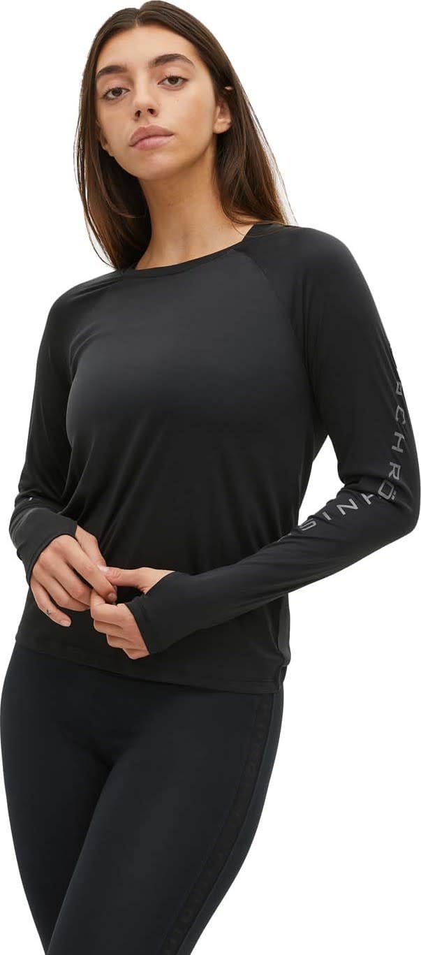 Röhnisch Women's Active Logo Long Sleeve Black Röhnisch