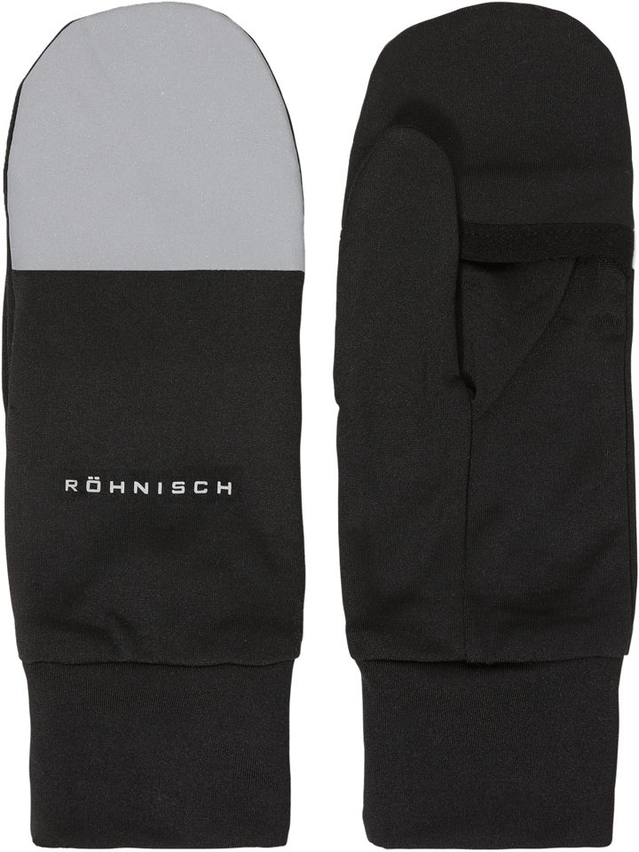 Röhnisch Women's Glow Running Mittens Black Röhnisch