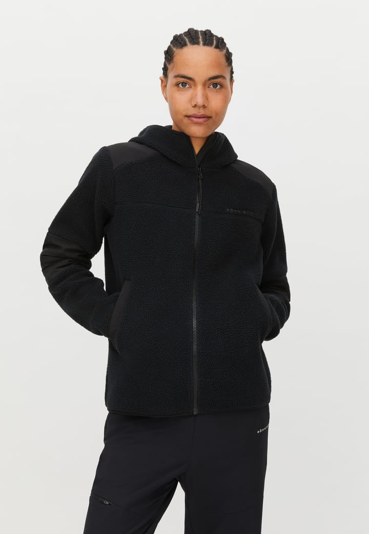 Röhnisch Women's Wazzi Pile Hoodie Black Röhnisch