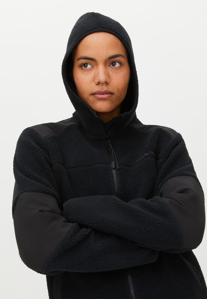 Röhnisch Women's Wazzi Pile Hoodie Black Röhnisch