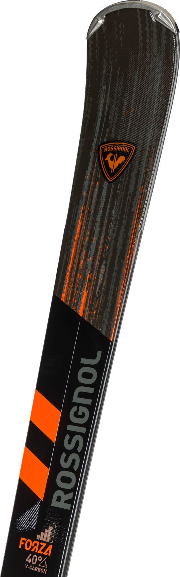 Rossignol Men's On Piste Skis Forza 40D V-CA Retail + Xpress 11 GW B83 Black Orange Black/Orange Rossignol