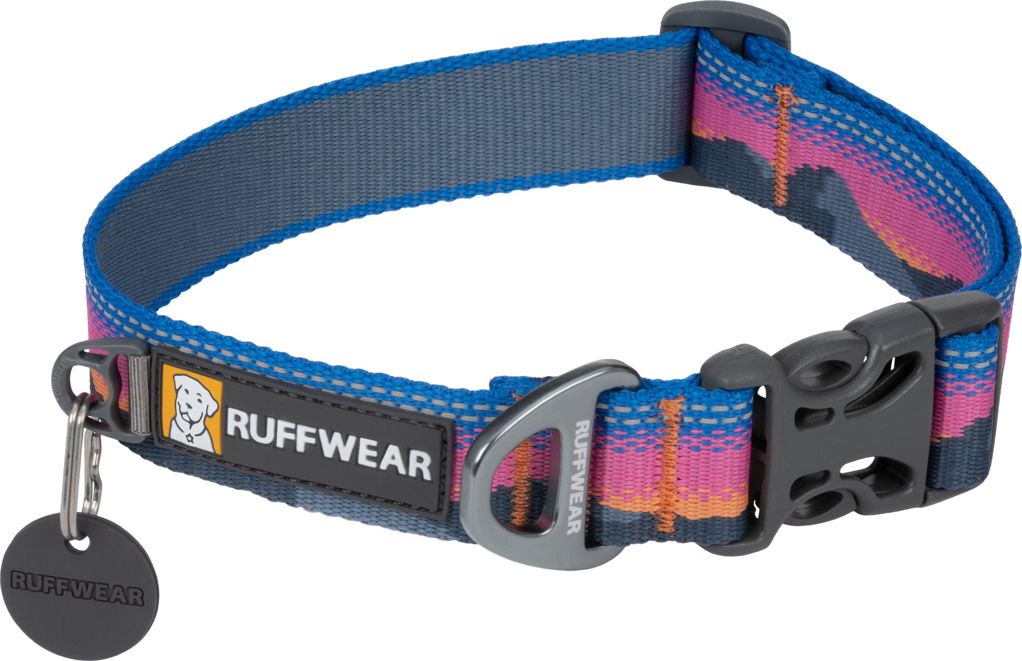 Crag Reflective Dog Collar Alpine Dusk Buy Crag Reflective Dog