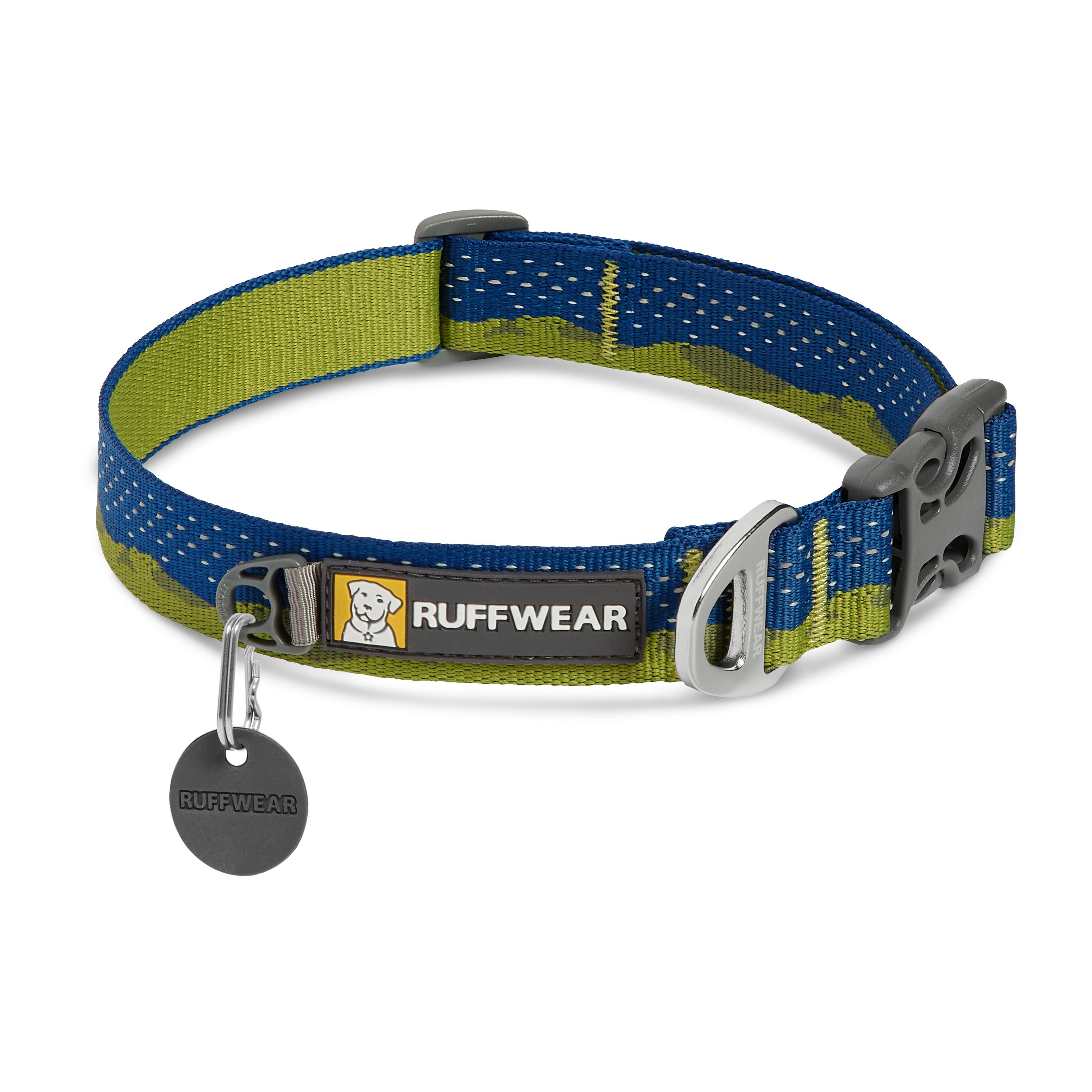 Ruffwear Crag Reflective Dog Collar Green Hills