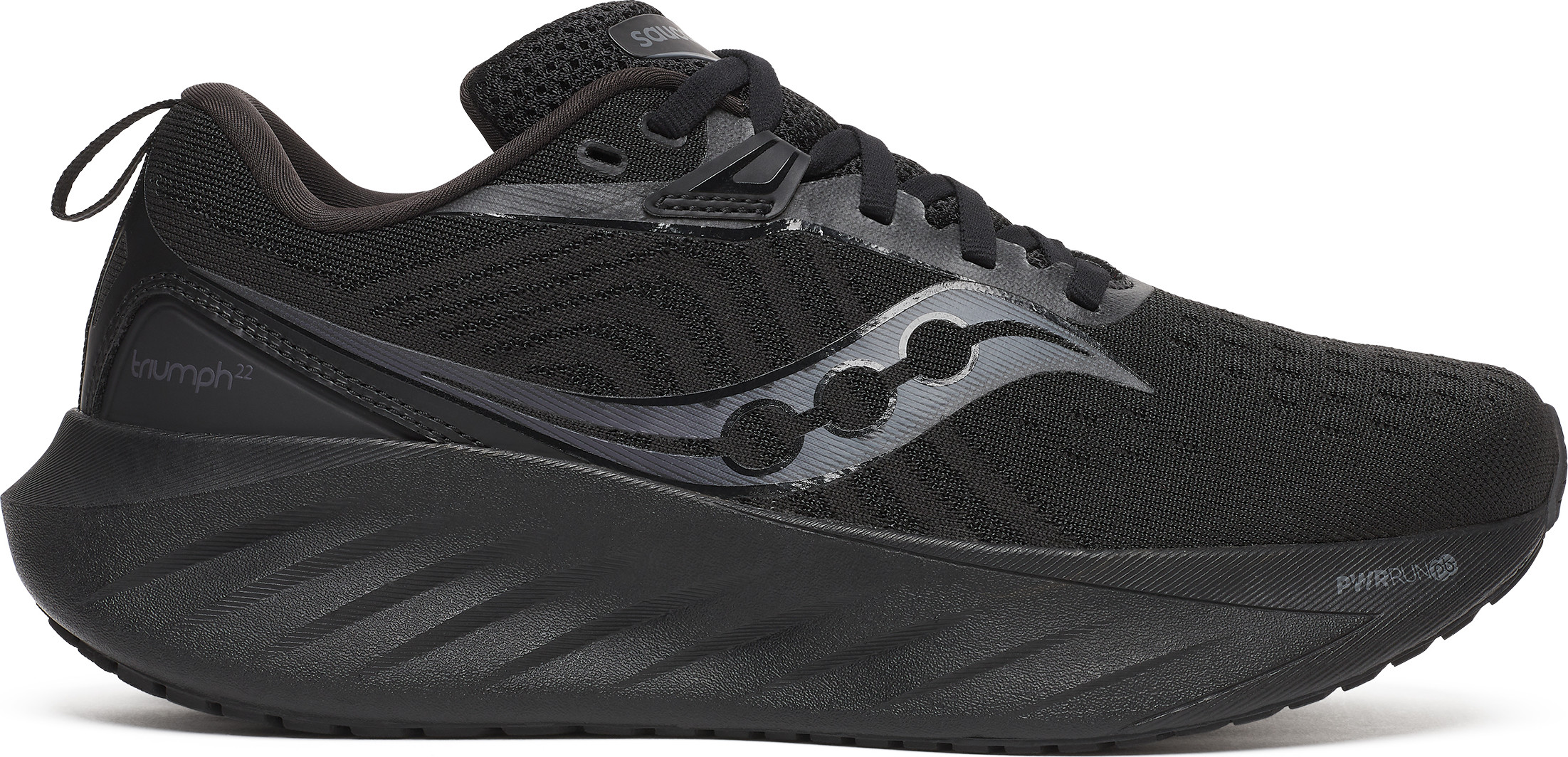 Saucony Women's Triumph 22 Triple Black, 42.5