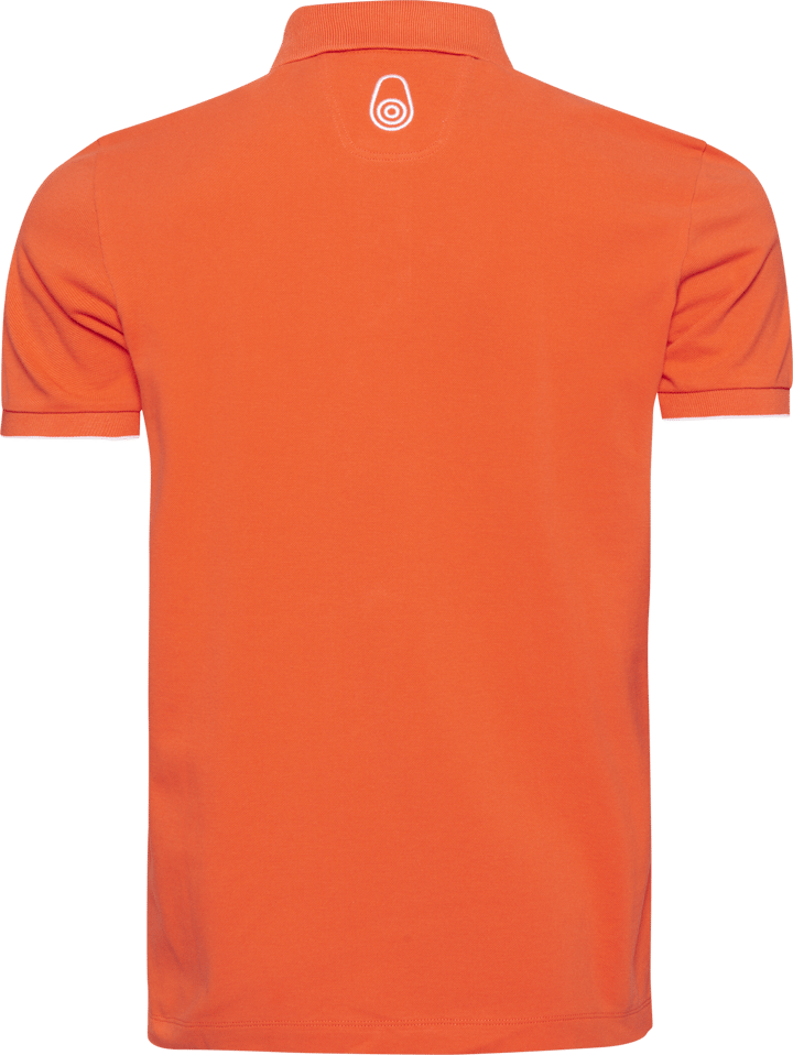 Sail Racing Men's Bowman Logo Polo Orange Spring Sail Racing