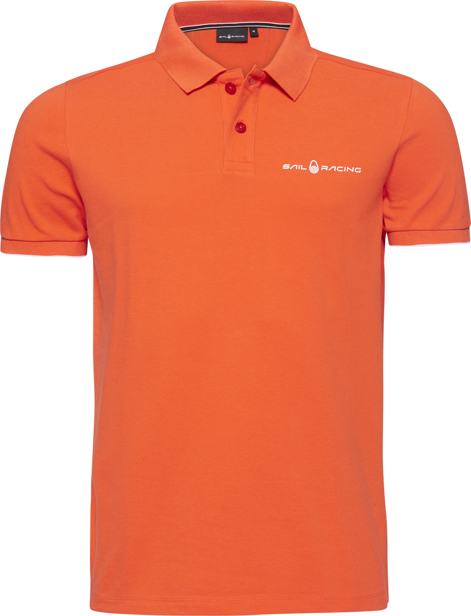 Sail Racing Men’s Bowman Logo Polo Orange Spring