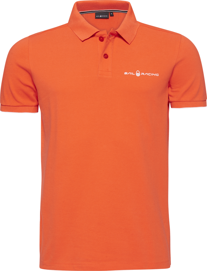 Sail Racing Men's Bowman Logo Polo Orange Spring Sail Racing