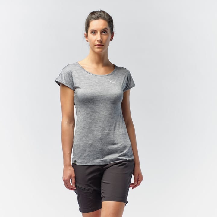 Salewa Women's Puez Melange Dry T-Shirt Quiet Shade Melange Salewa