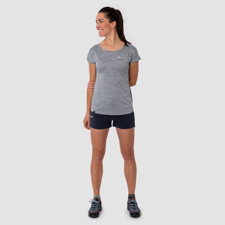 Salewa Women's Puez Melange Dry T-Shirt Quiet Shade Melange Salewa