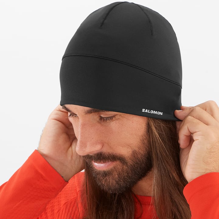 Salomon Active Beanie Deep Black/Reflective Silver Salomon