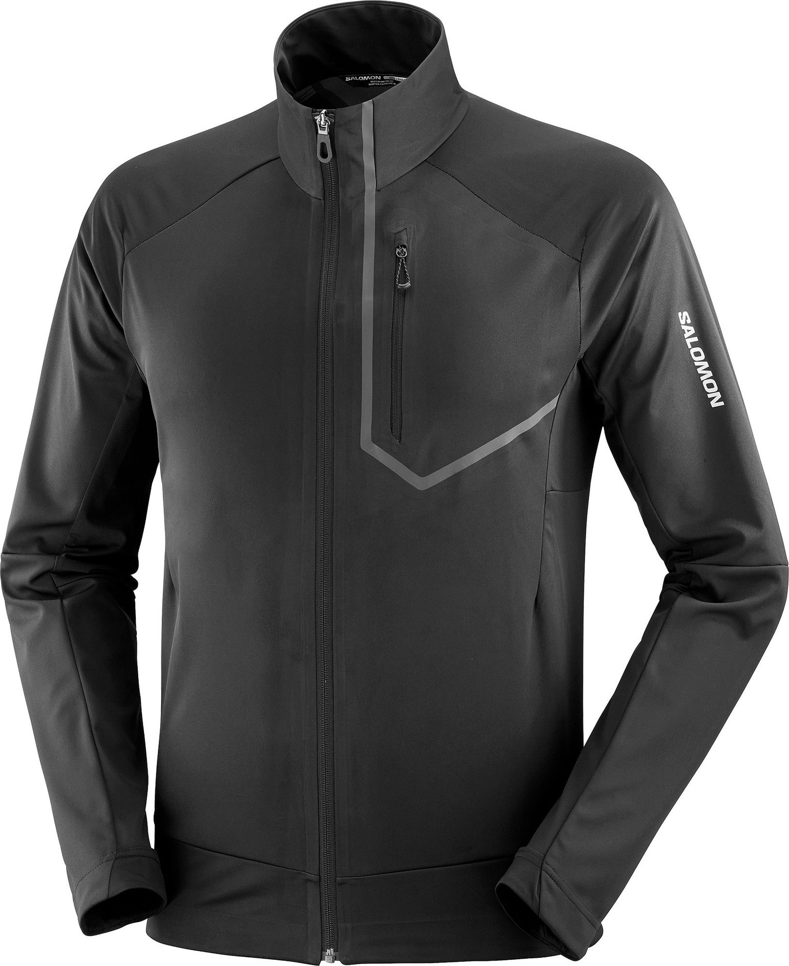 Salomon Men's GORE-TEX Infinium Windstopper Pro Jacket Deep Black