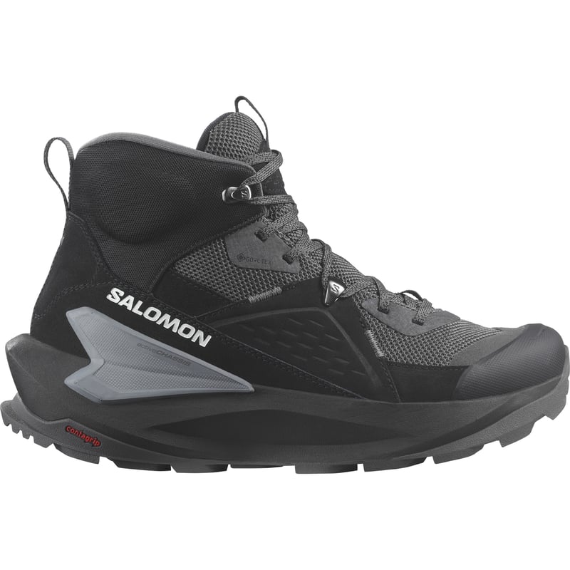 Salomon Men's Elixir Mid GORE-TEX Black/Magnet/Quiet Shade 