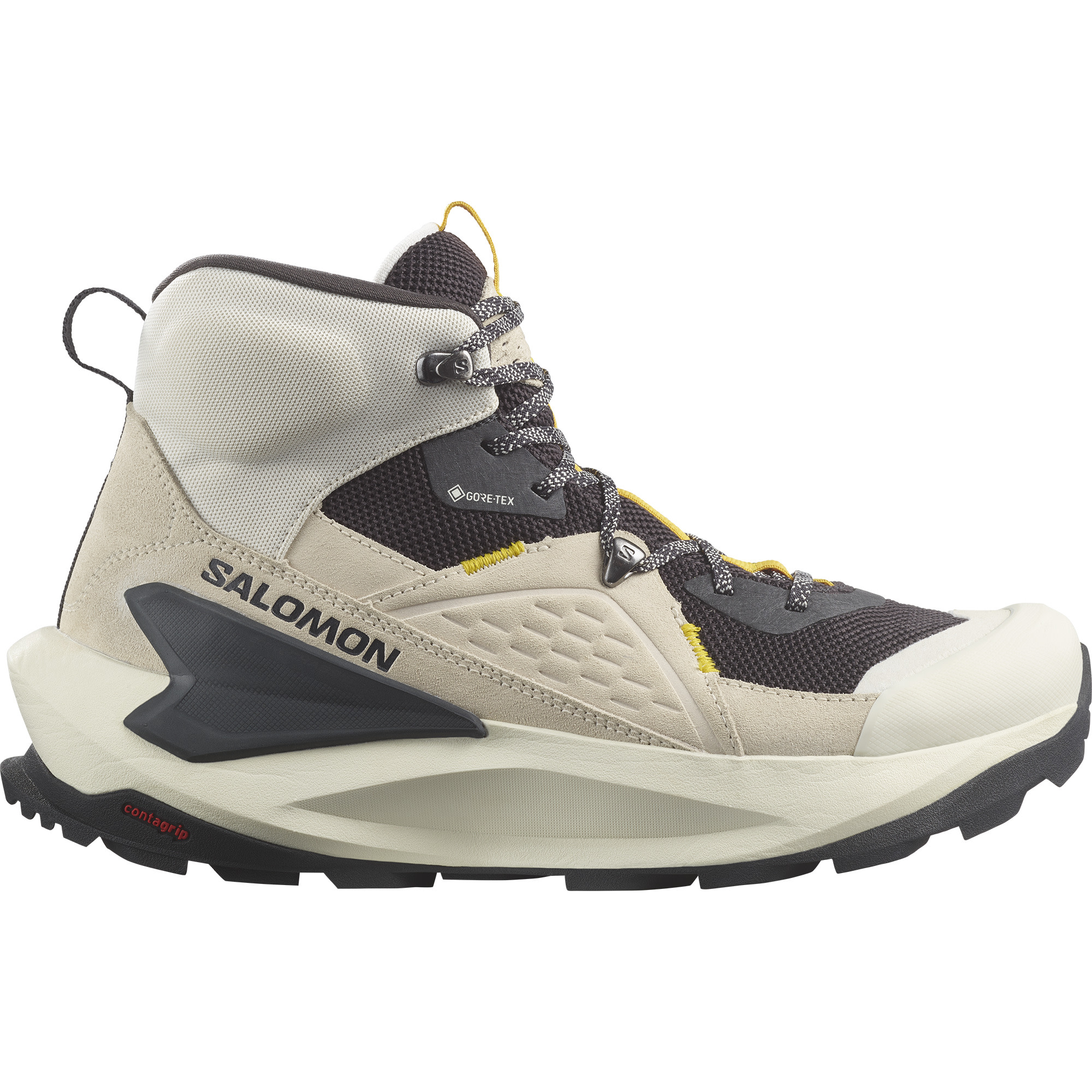 Salomon Men’s Elixir Mid GORE-TEX Vanilla Ice/Phantom/Lemon