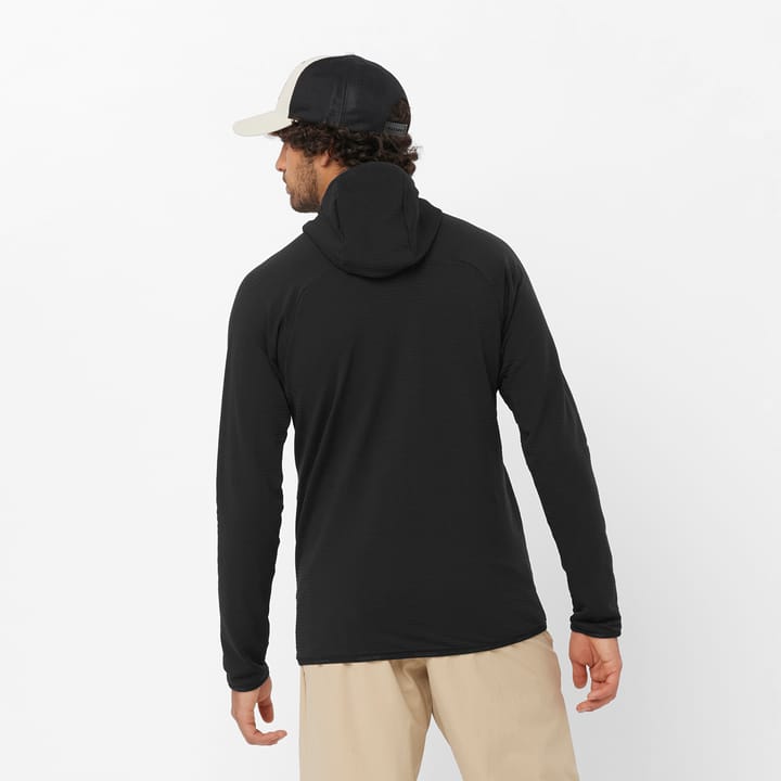 Salomon Men's Essential Lightwarm Hoodie Deep Black Salomon