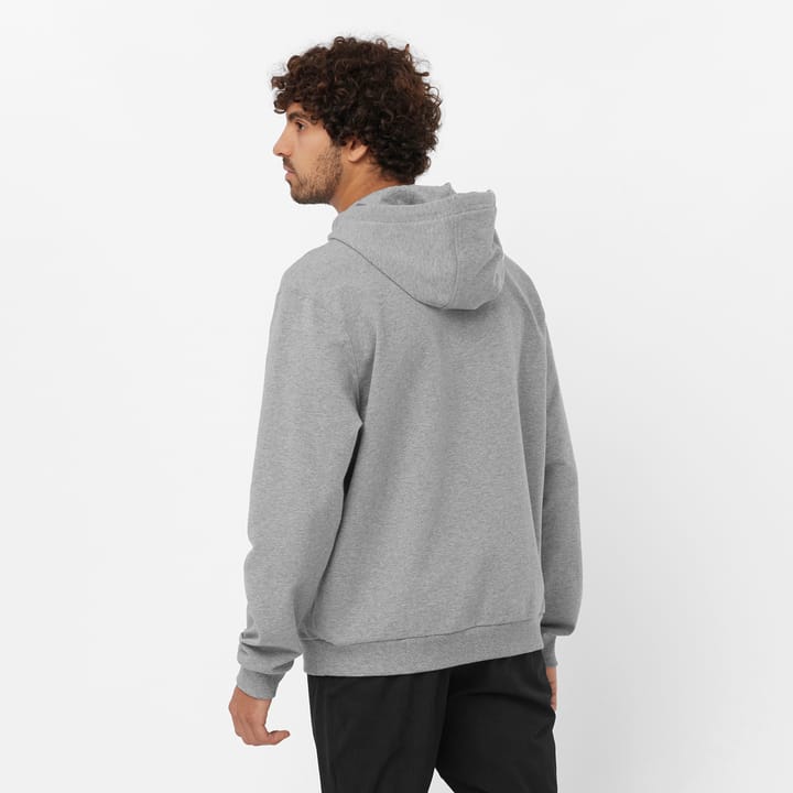 Salomon Men's Logo Pull Over Heather Grey Salomon