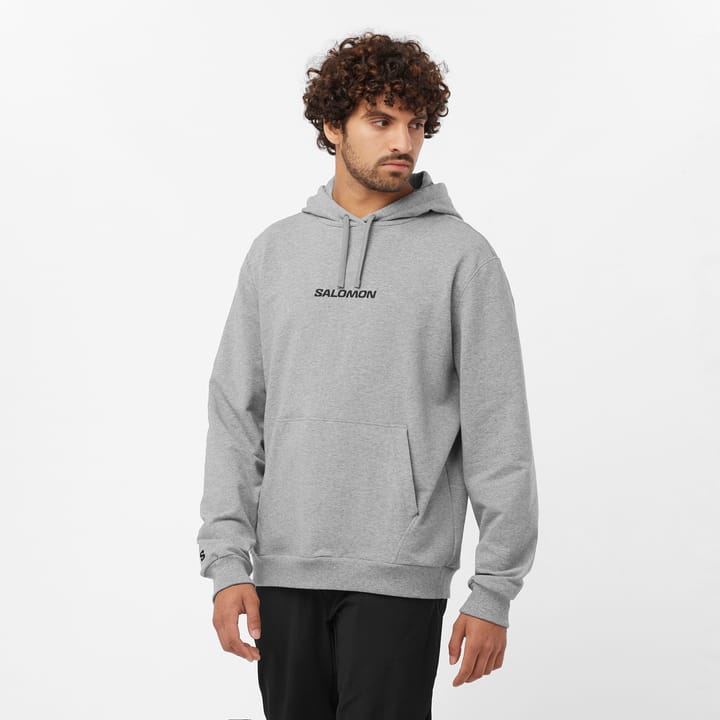 Salomon Men's Logo Pull Over Heather Grey Salomon