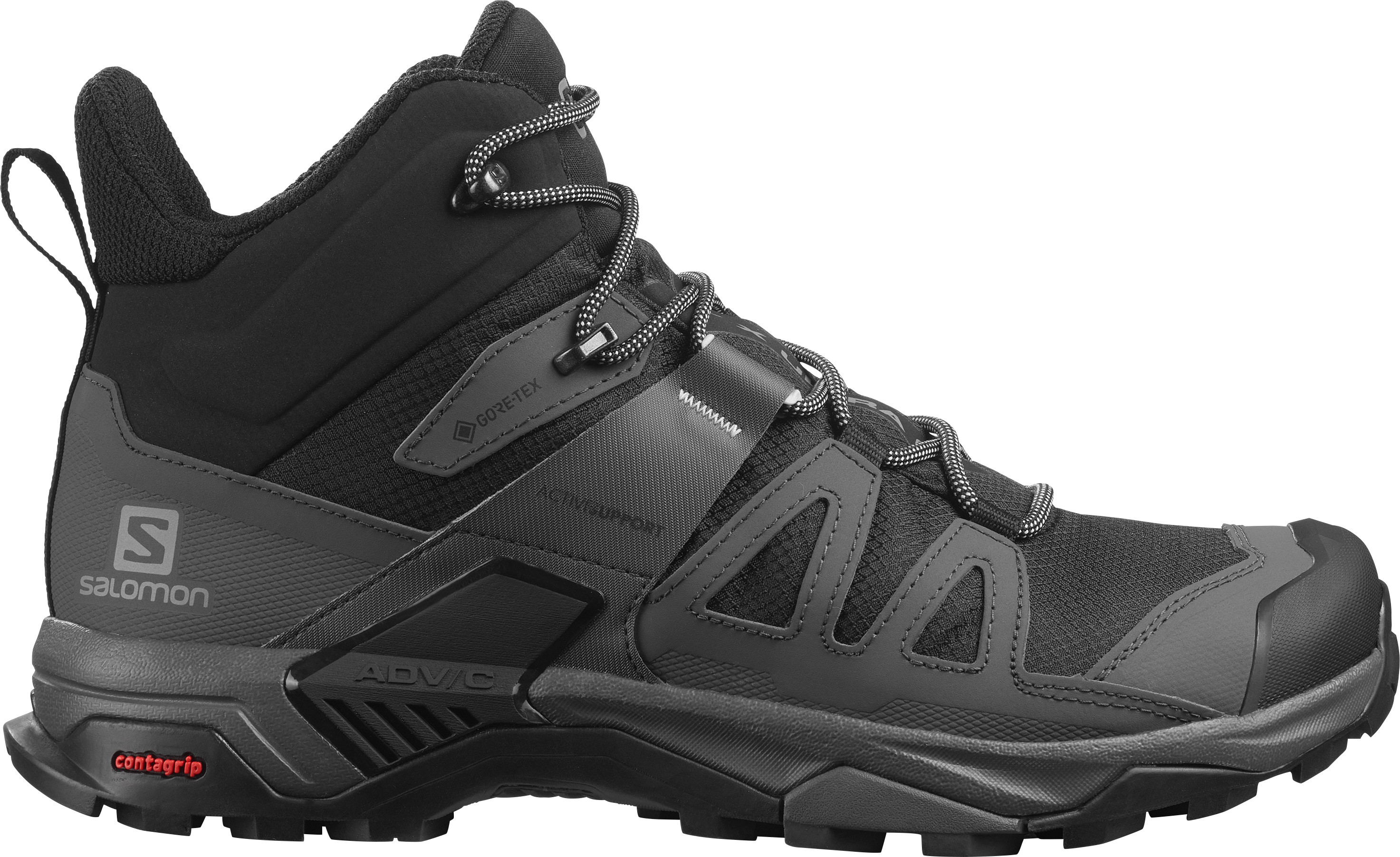 Salomon Men’s X Ultra 4 Mid GORE-TEX Black / Magnet / Pearl Blue