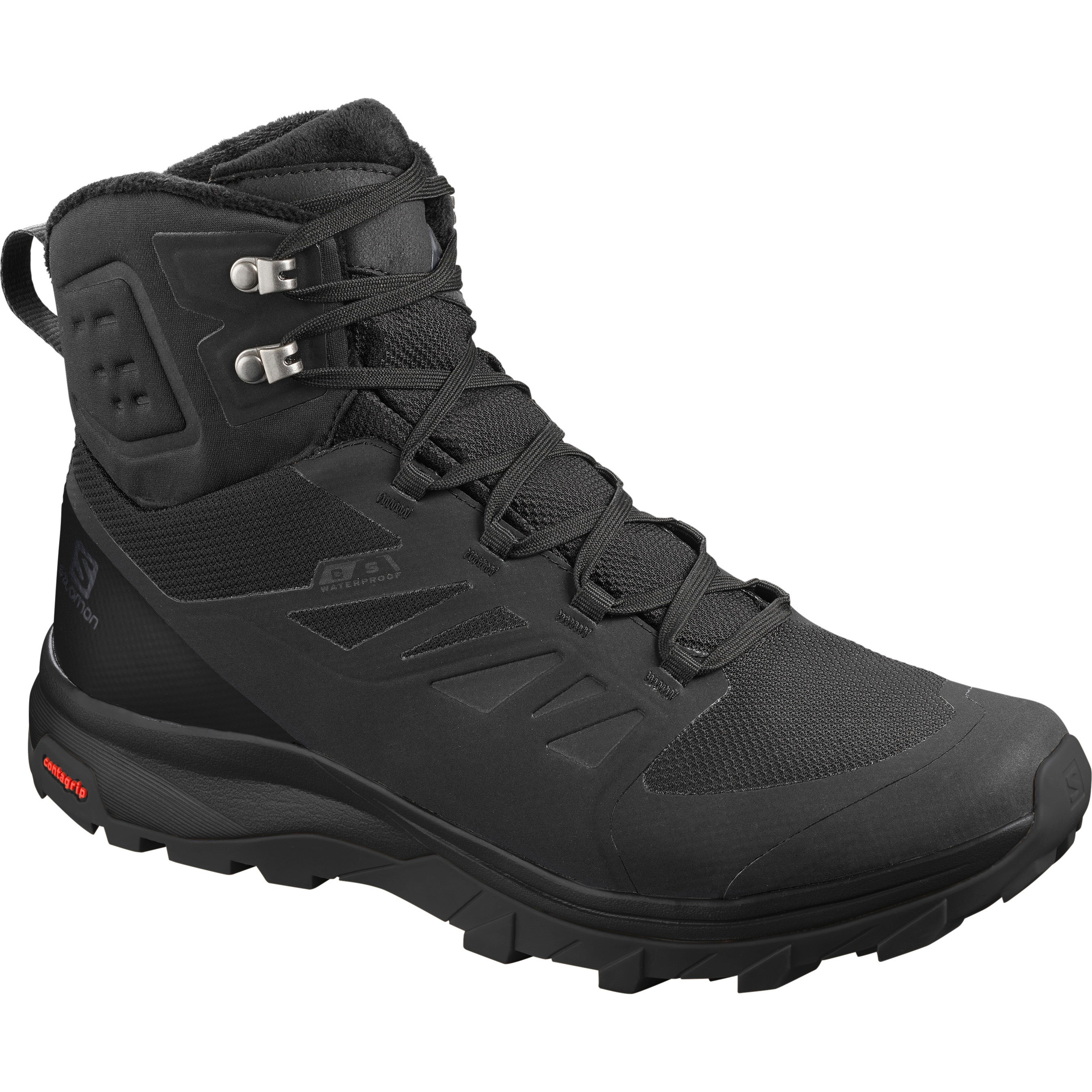 Botas De Invierno Salomon Hombre Tienda Online - Salomon OUTBLAST TS CSWP  Verde Oliva / Negras