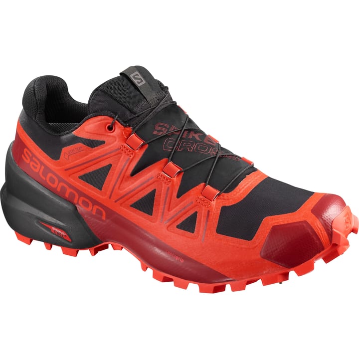 Salomon Unisex Spikecross 5 Gore Tex Black Racing Red Red Dahlia Buy Salomon Unisex Spikecross 5 Gore Tex Black Racing Red Red Dahlia here Outnorth