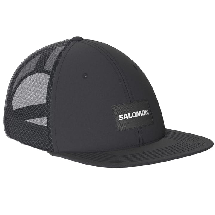 Salomon Trucker Flat Cap Deep Black/Deep Black Salomon