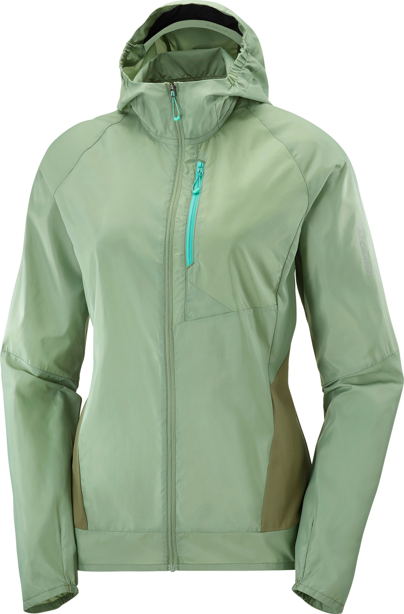 Salomon Women’s Bonatti Cross Wind Lily Pad/Deep Lichen Green