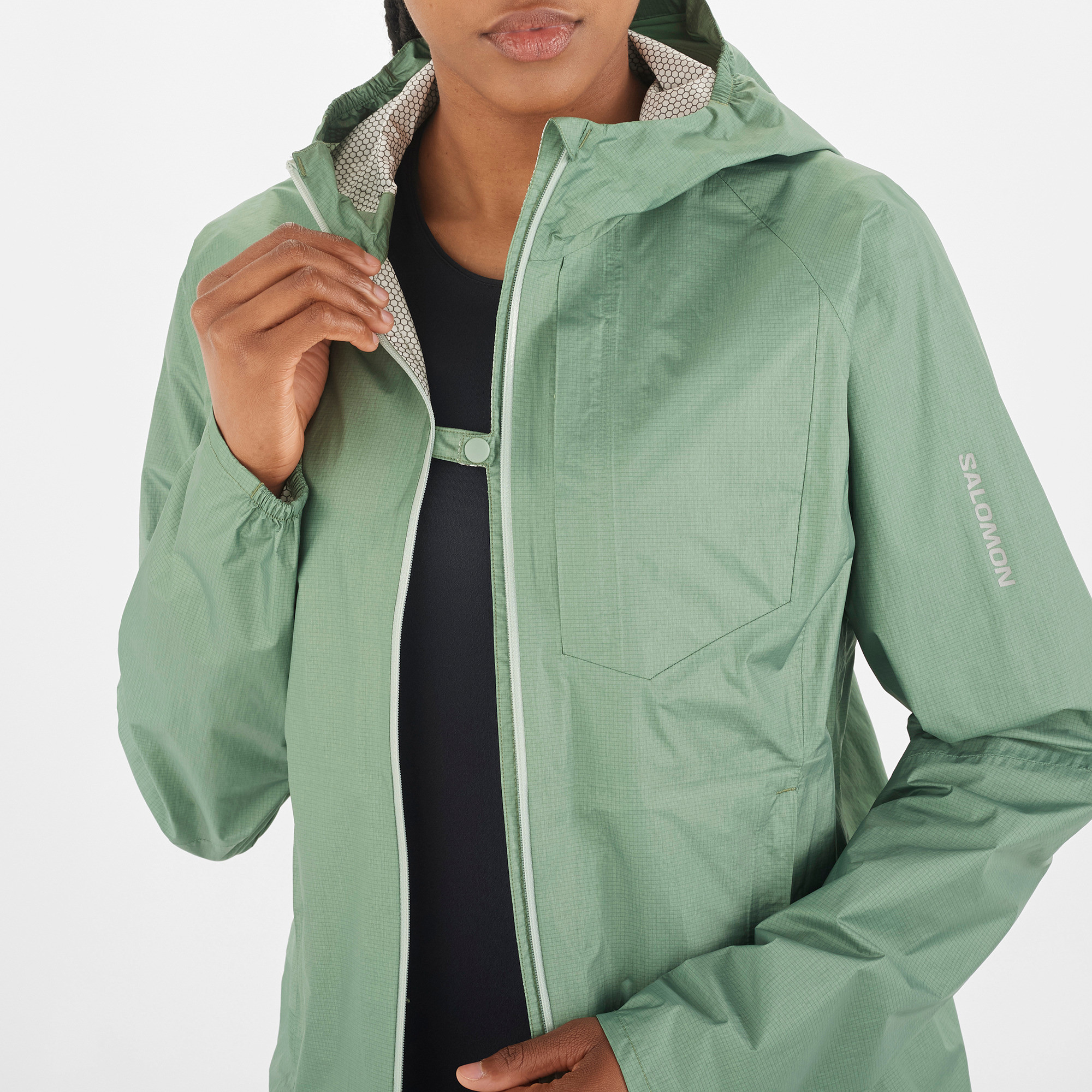 Salomon rain jacket sales womens