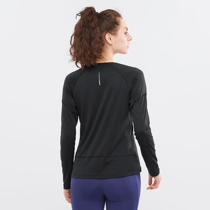 Salomon Women's Cross Run Top Deep Black Salomon