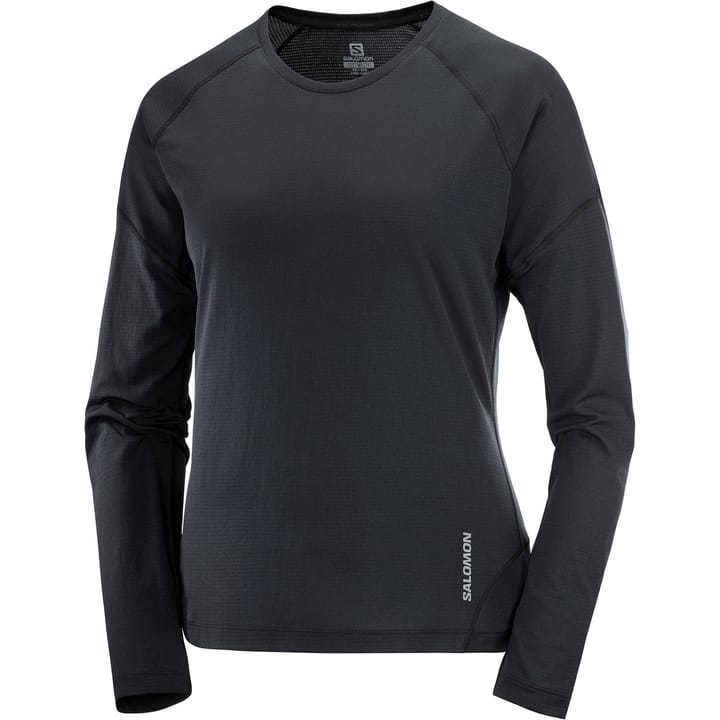 Salomon Women's Cross Run Top Deep Black Salomon