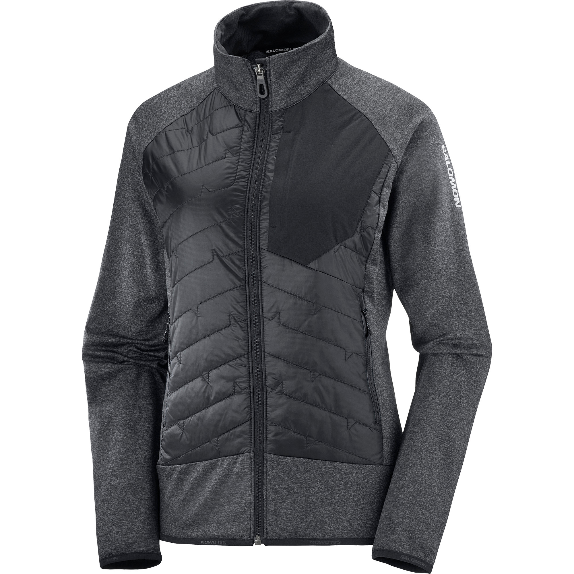 Salomon Women’s MTN Primaloft Hybrid Mid Layer Deep Black