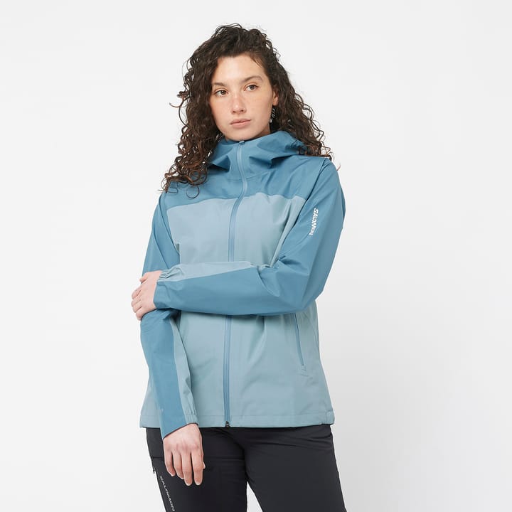 Salomon Women's Outline GORE-TEX 2.5L Jacket Aegan Blue/Citadel Salomon