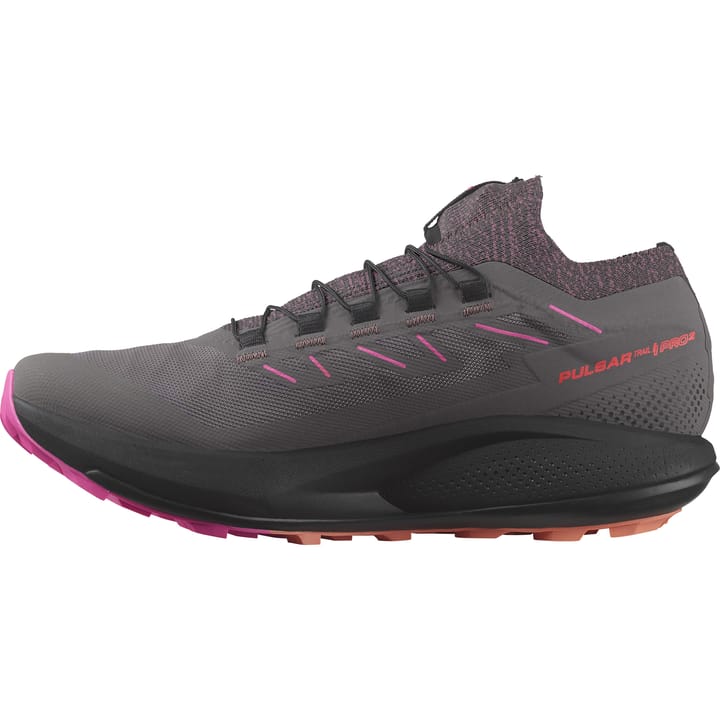 Salomon Women's Pulsar Trail Pro 2 Plum Kitten/Black/Pink Glo Salomon