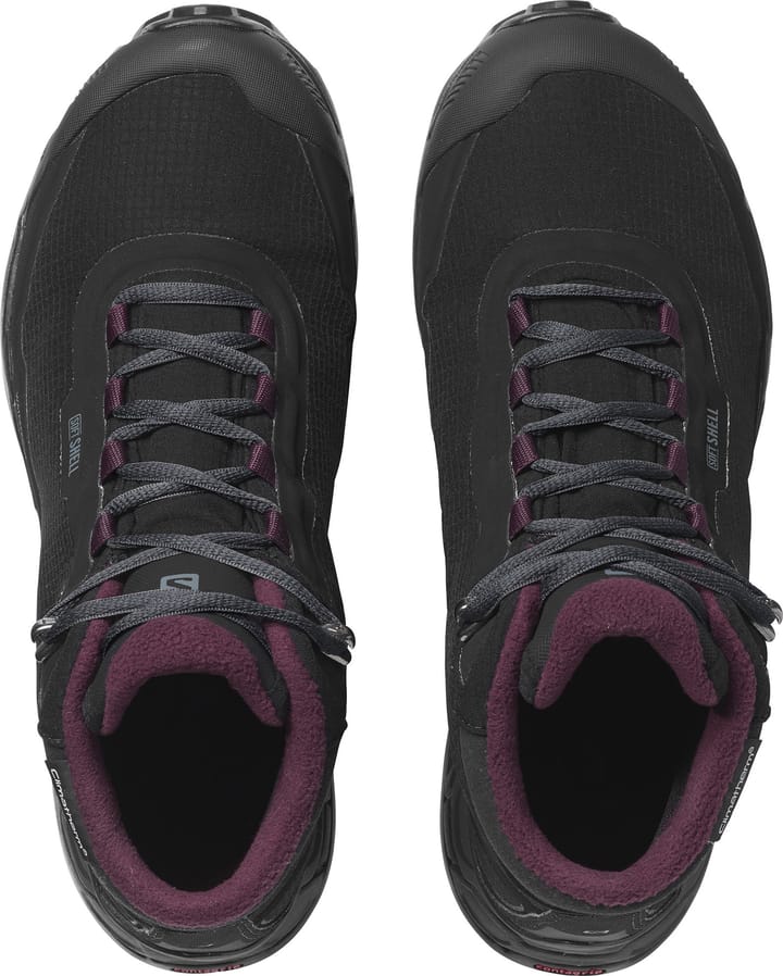 Salomon Women's Shelter ClimaSalomon Waterproof Black/Ebony/Wine Tasting Salomon