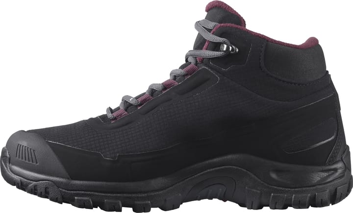 Salomon Women's Shelter ClimaSalomon Waterproof Black/Ebony/Wine Tasting Salomon