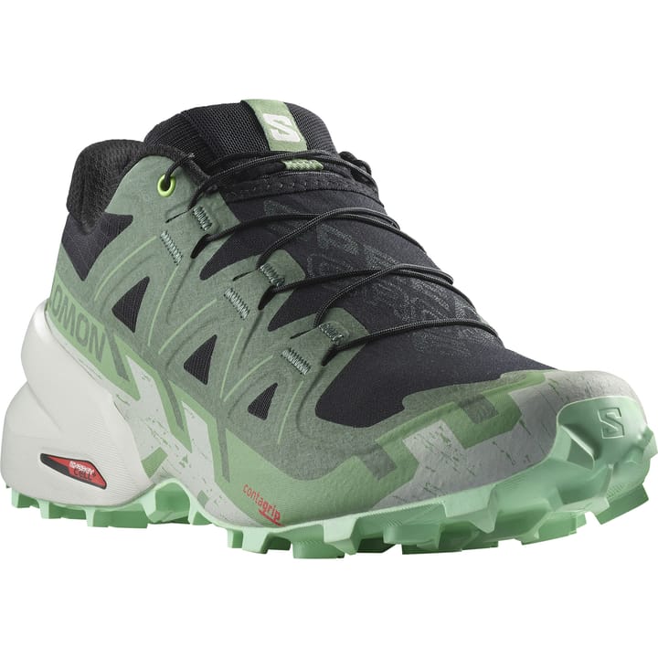 Salomon Women's Speedcross 6 Black/Laurel Wreath/Green Ash Salomon