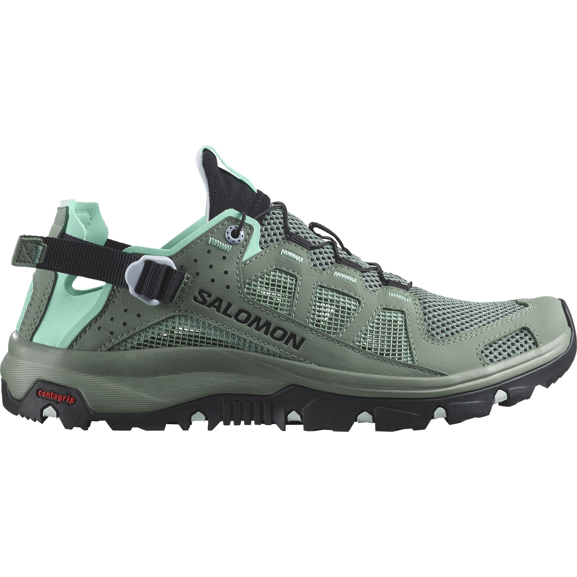 Salomon Women's Techamphibian 5 Laurel Wreath/Arctic Ice/Marine Blu