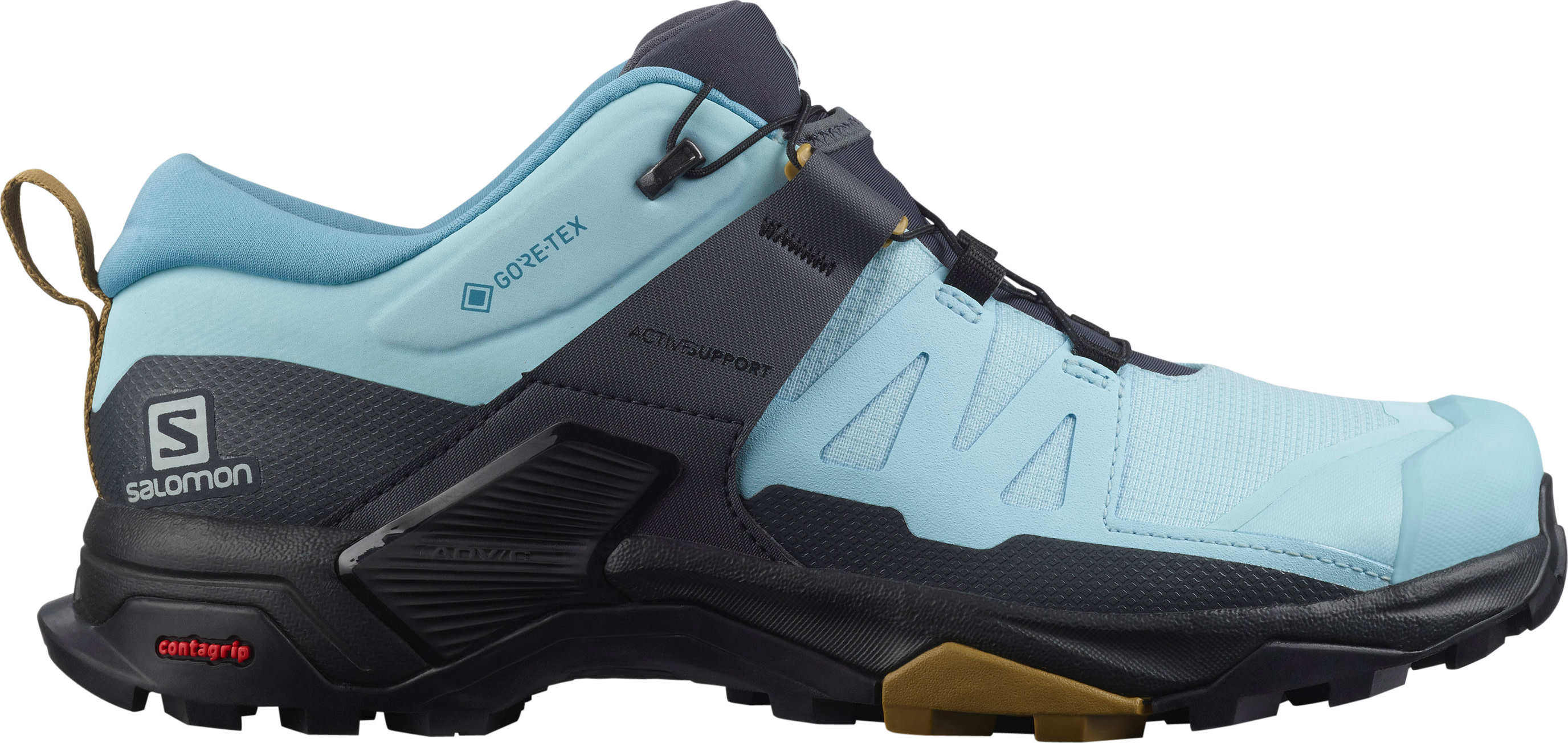 Salomon Women’s X Ultra 4 GORE-TEX Crystal Blue/Black/Cumin