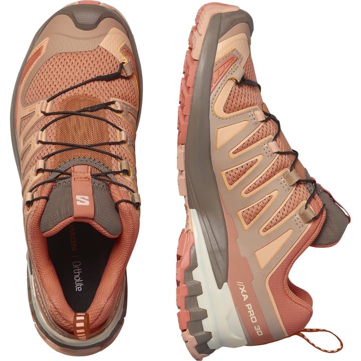 Salomon Women's XA Pro 3D V9 Sun Baked/Fresh Salmon/Prairie Sunset Salomon