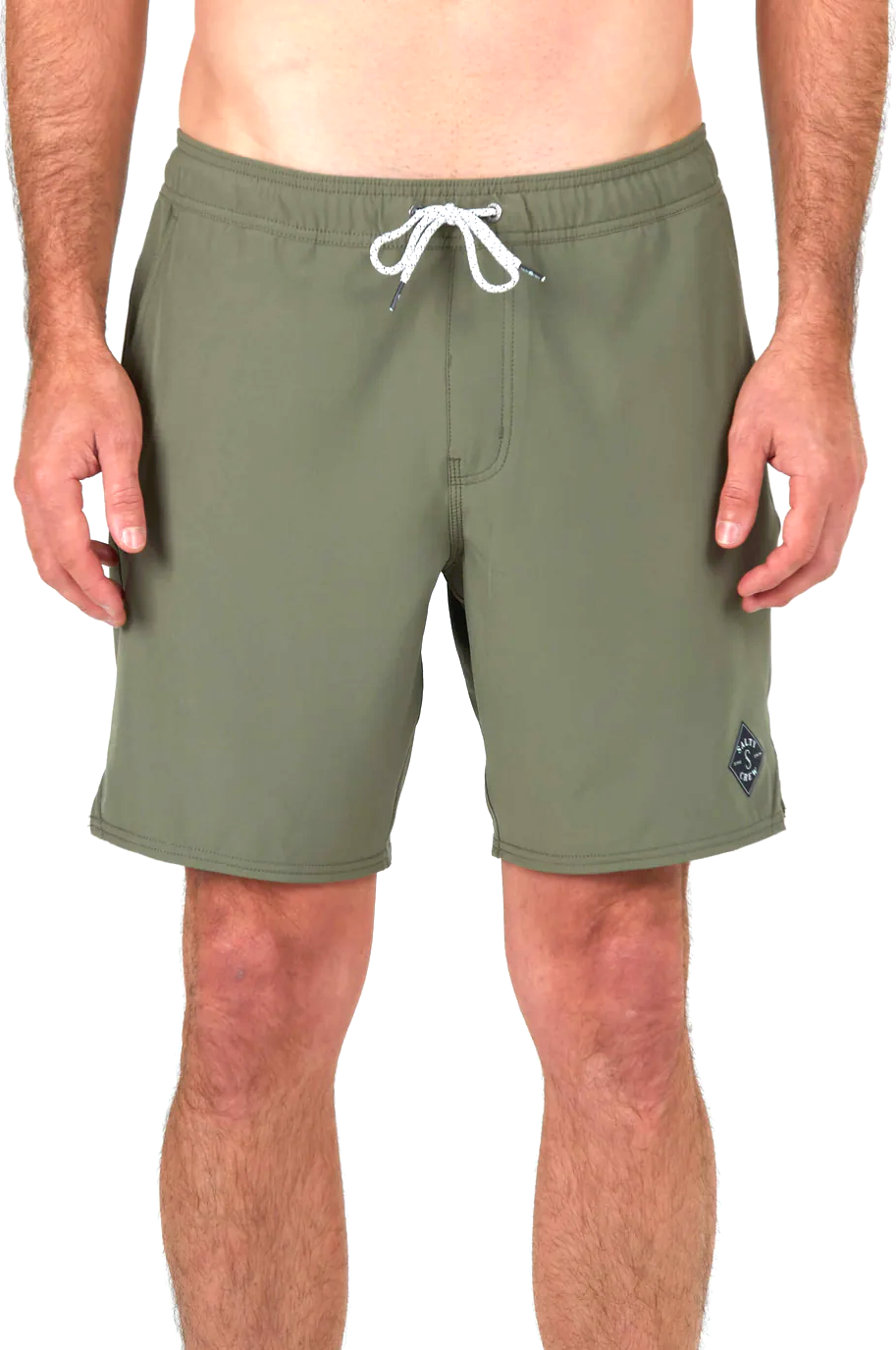 Salty Crew Men’s Lowtide Elastic Boardshort Olive