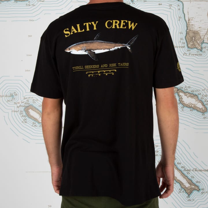 Salty Crew Men's Bruce Short-Sleeve Premium Tee Black Salty Crew