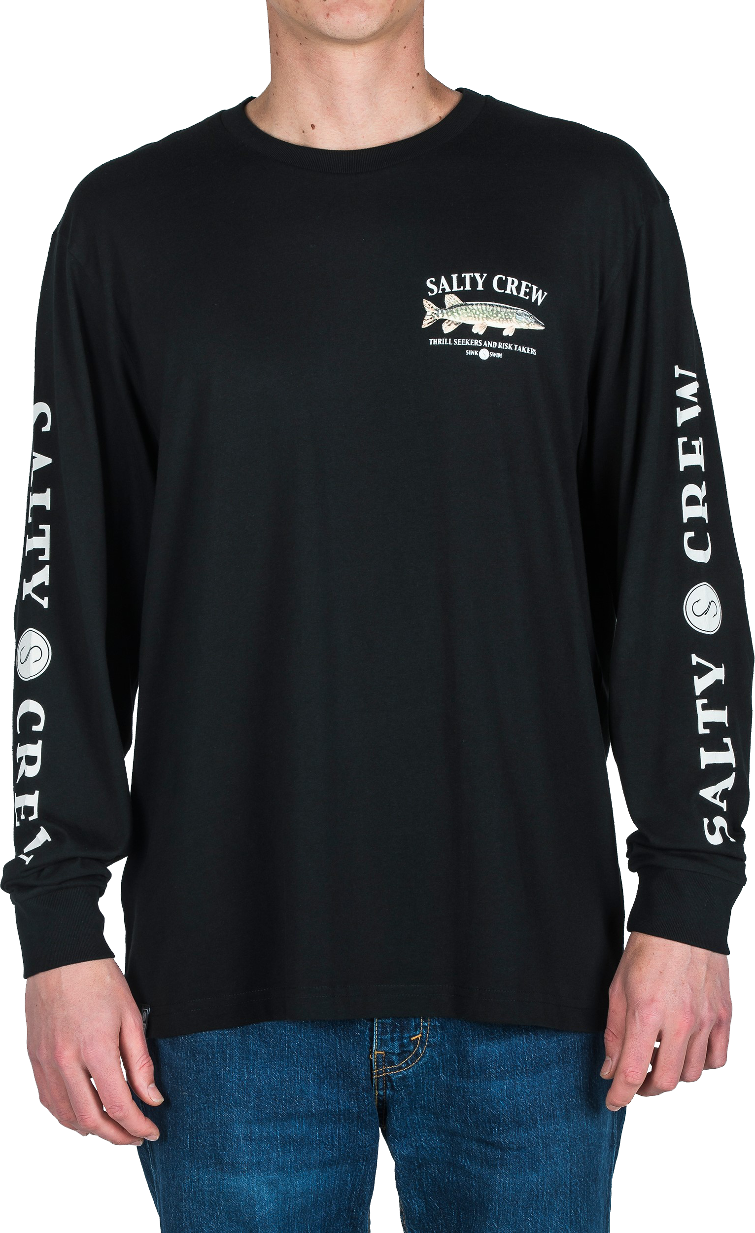 Men’s Euro Pike Premium Long-Sleeve Tee Black