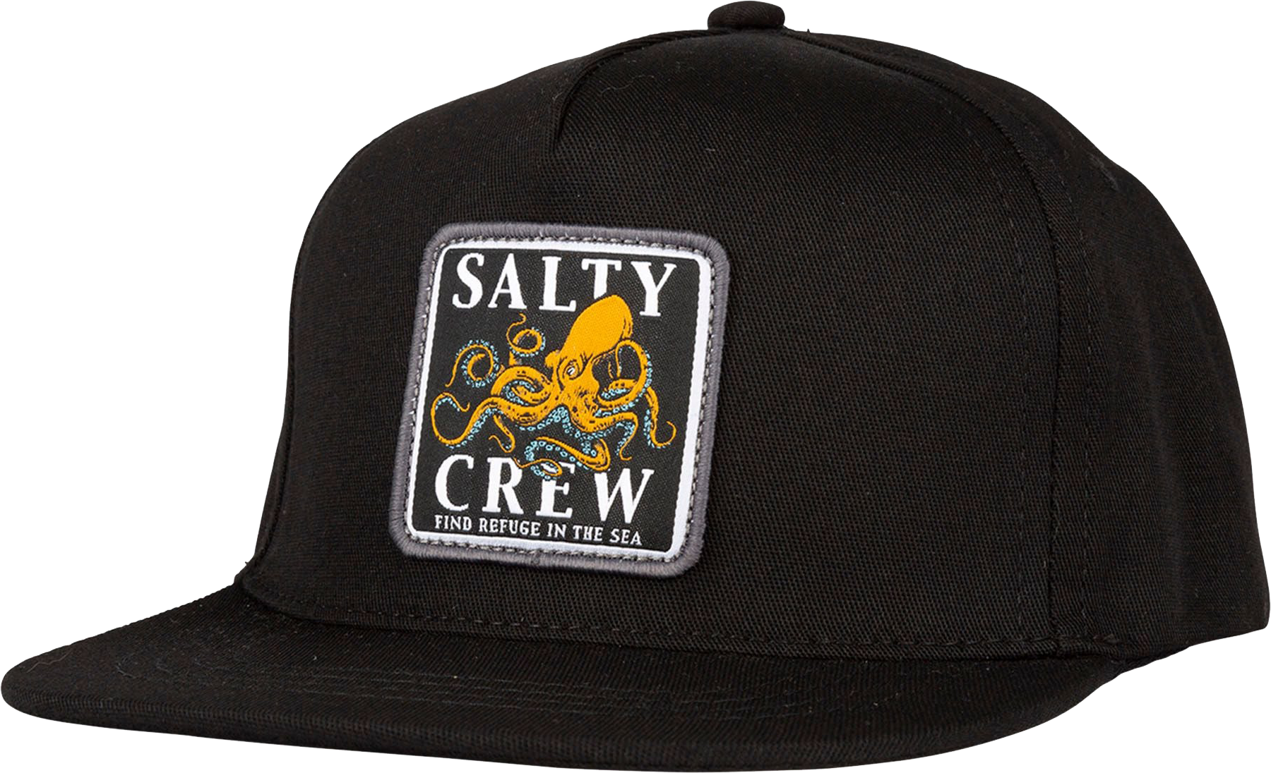 Salty Crew Kids’ Ink Slinger 6 Panel Black