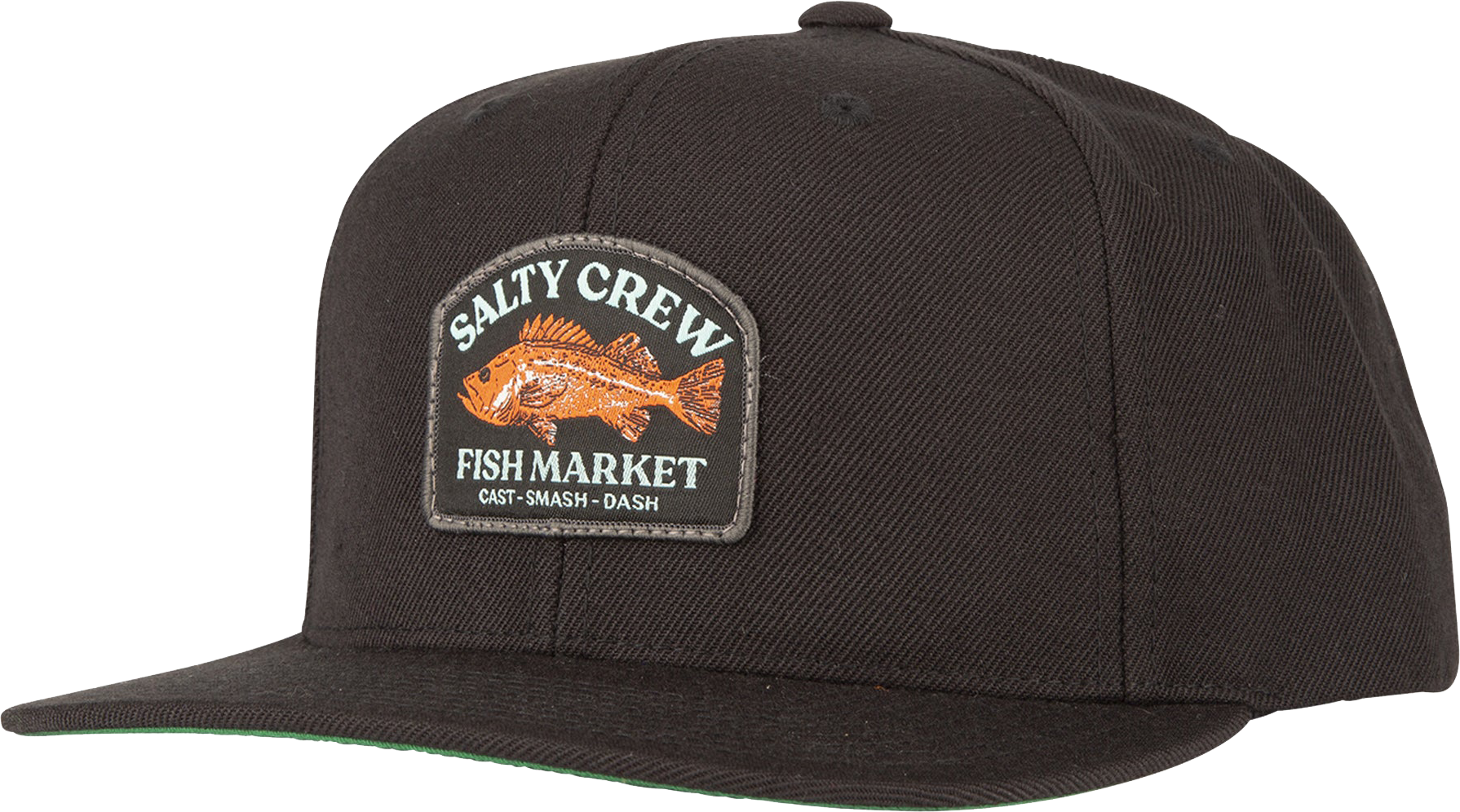 Salty Crew Red Rock 6 Panel Black