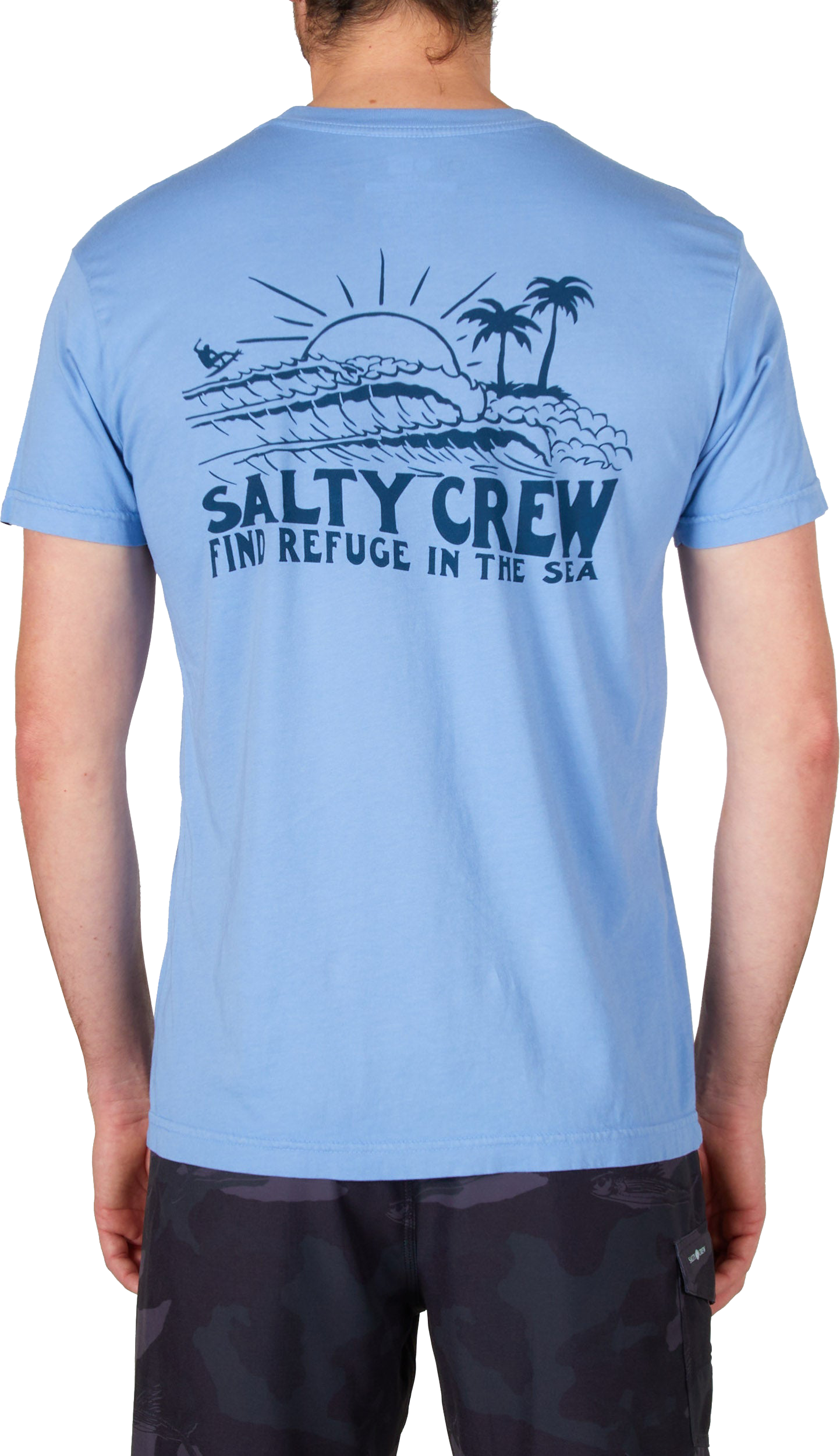 Salty crew Fishing Charters Prem Short Sleeve T-Shirt White