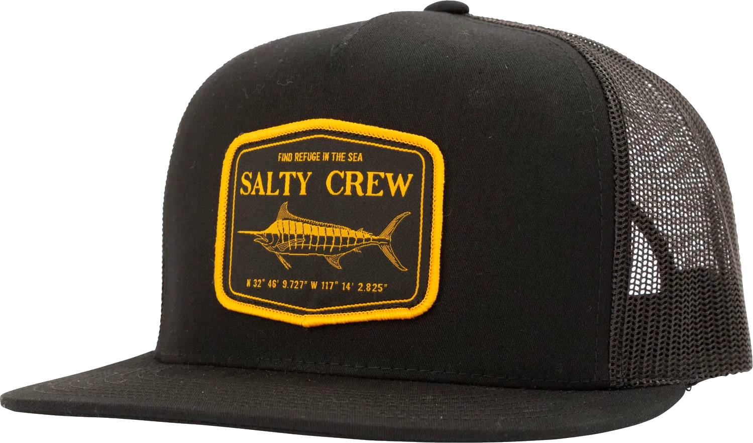 Salty Crew Stealth Trucker Black