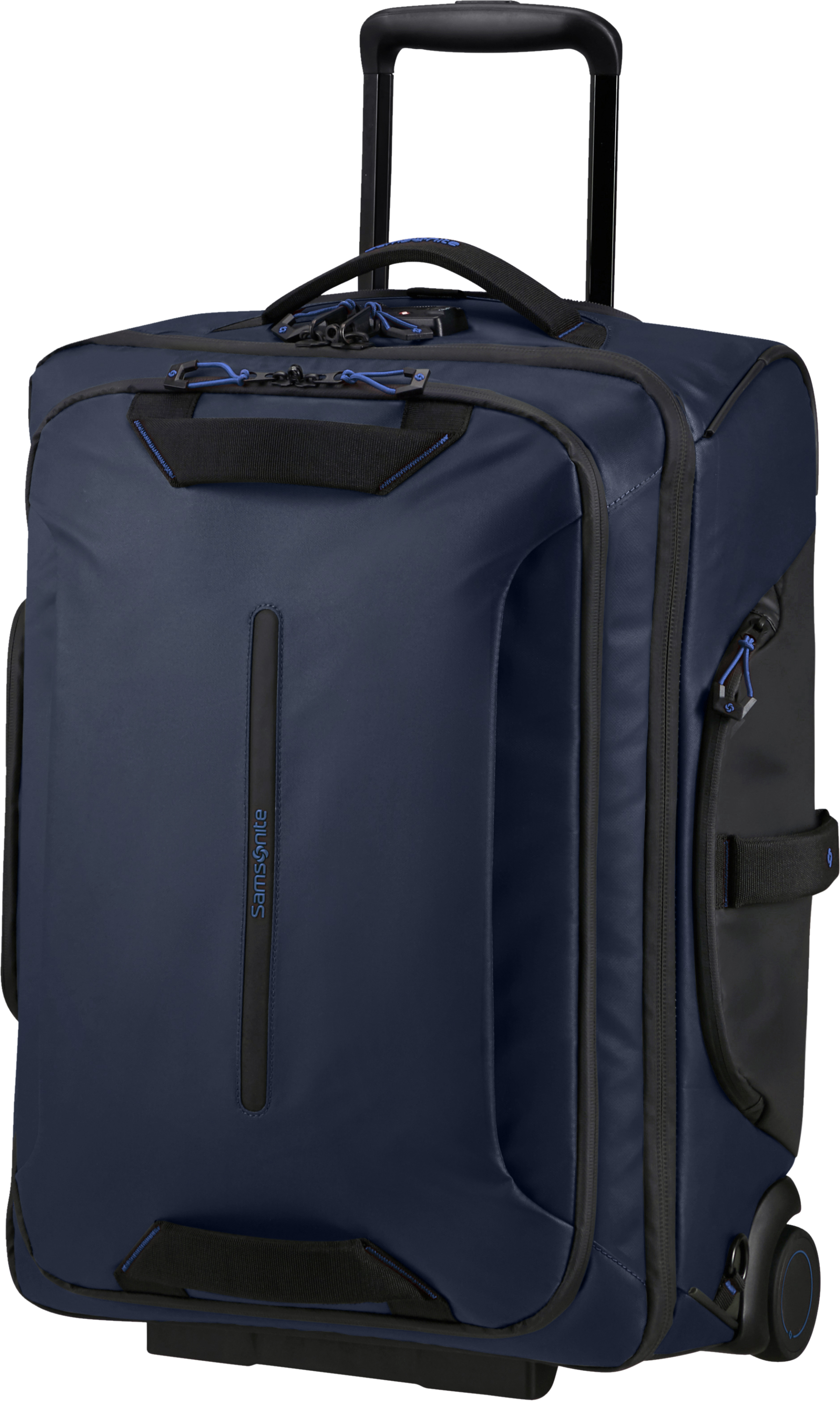 Samsonite Ecodiver Duffle with wheels 55cm backpack Blue Nights