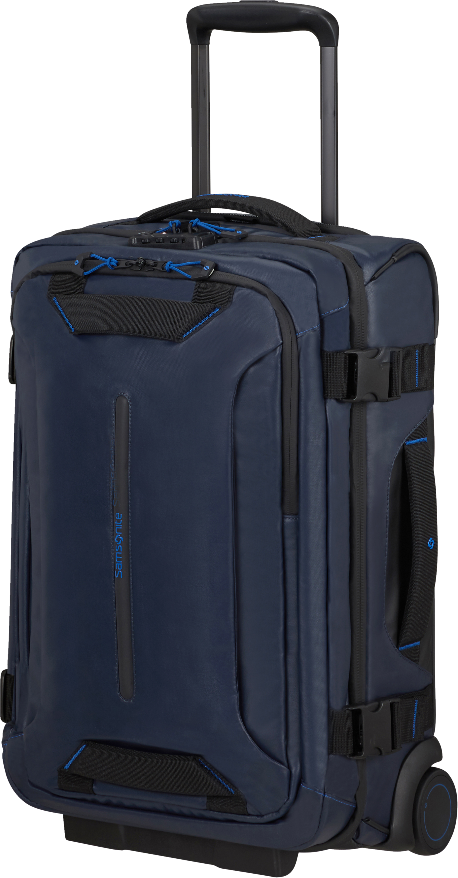 Samsonite Ecodiver Duffle with wheels double frame 55cm Blue Nights