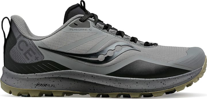 Saucony Men's Peregrine Ice+ 3 Gravel/Black Saucony