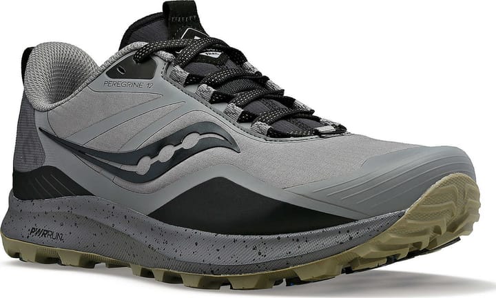 Saucony Men's Peregrine Ice+ 3 Gravel/Black Saucony