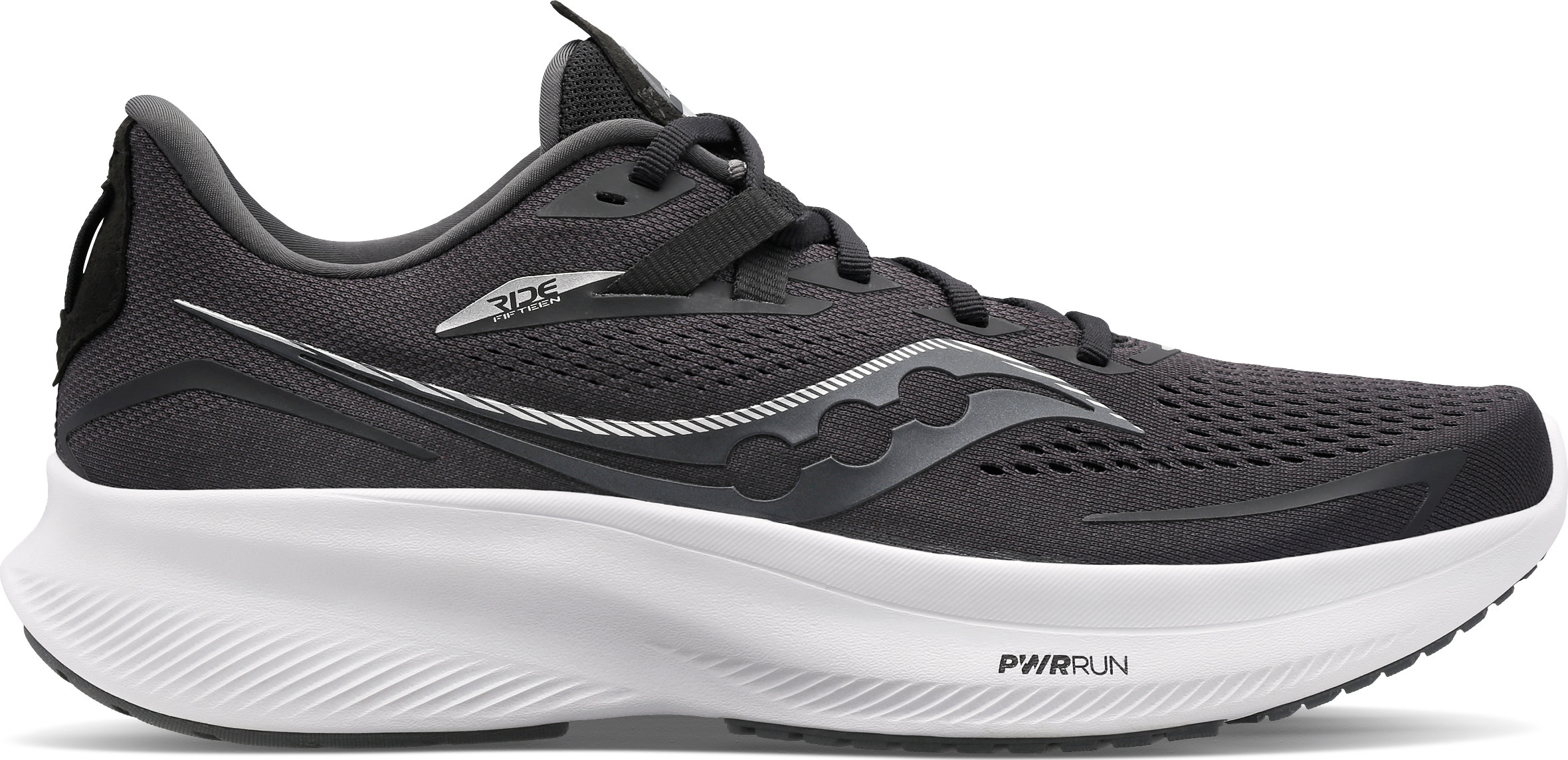 Saucony Men’s Ride 15 Black/White