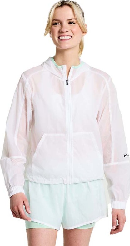 Saucony Women’s Elevate Packaway Jacket White